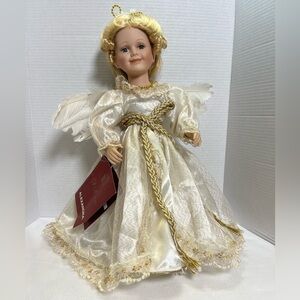 Top Source Gift of Time Vintage Collectable Porcelain Angel Doll Alexandra